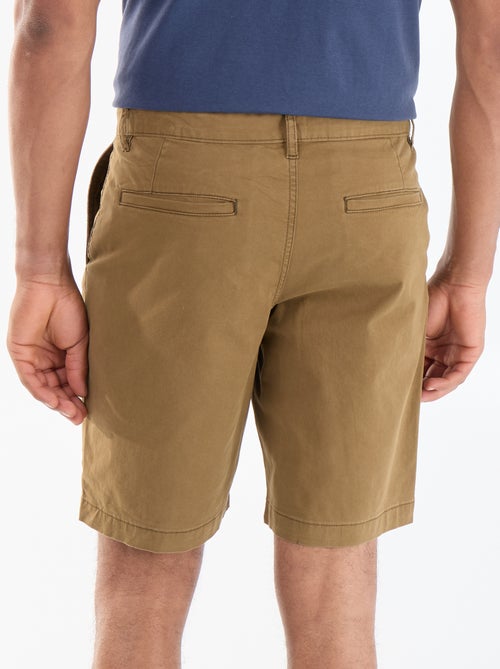 Bermuda chino liso - Kiabi