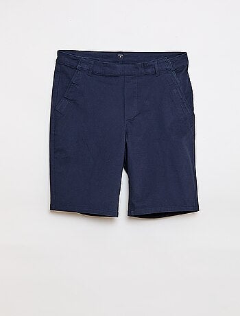 Bermuda chino liso para hombre