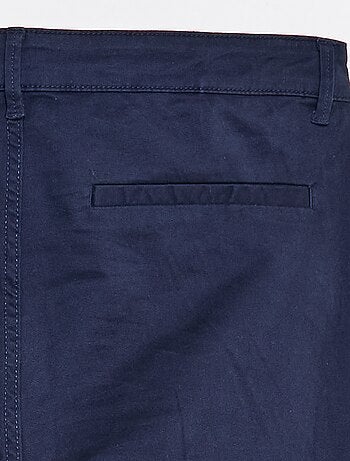 Bermuda chino liso para hombre