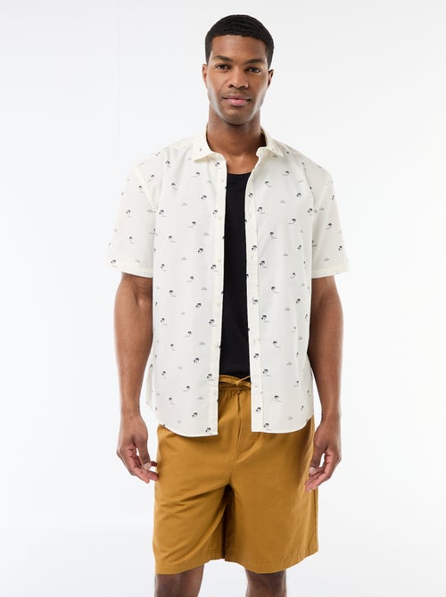 Bermuda chino liso - Kiabi