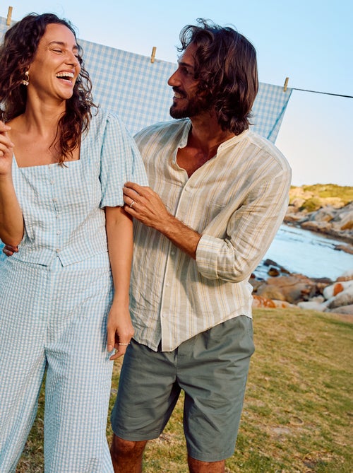 Bermuda chino liso - Kiabi