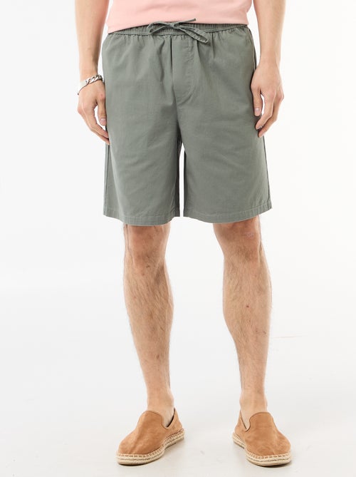 Bermuda chino liso - Kiabi