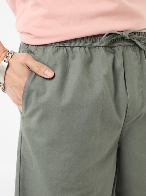 Bermuda chino liso - Kiabi