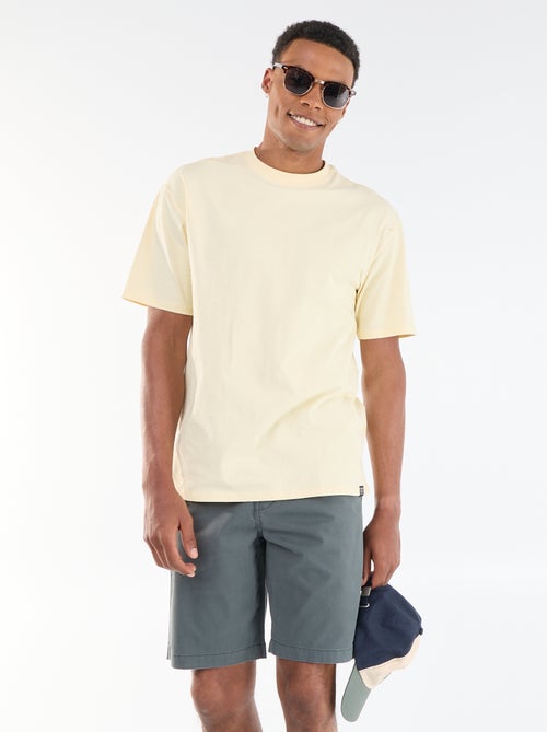 Bermuda chino liso - Kiabi