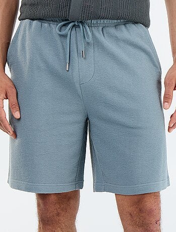 Bermuda con cintura elástica y cordones