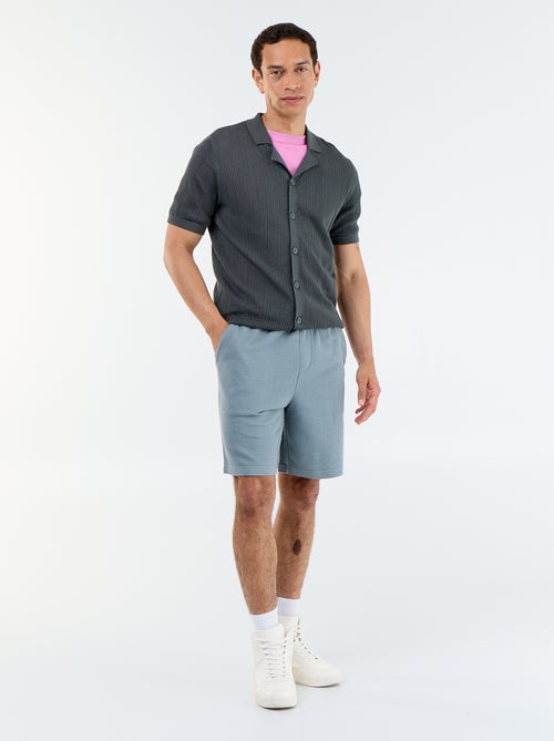 Bermuda con cintura elástica y cordones - Kiabi Bermuda con cintura elástica y cordones - Kiabi