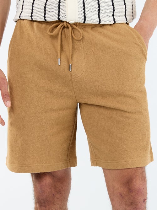Bermuda con cintura elástica y cordones - Kiabi