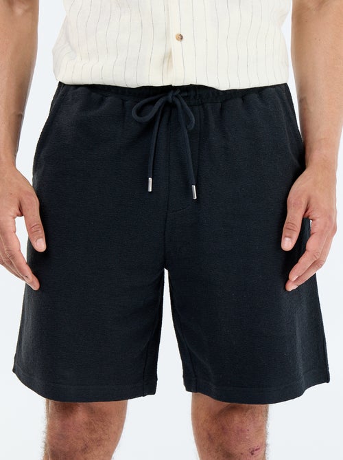 Bermuda con cintura elástica y cordones - Kiabi