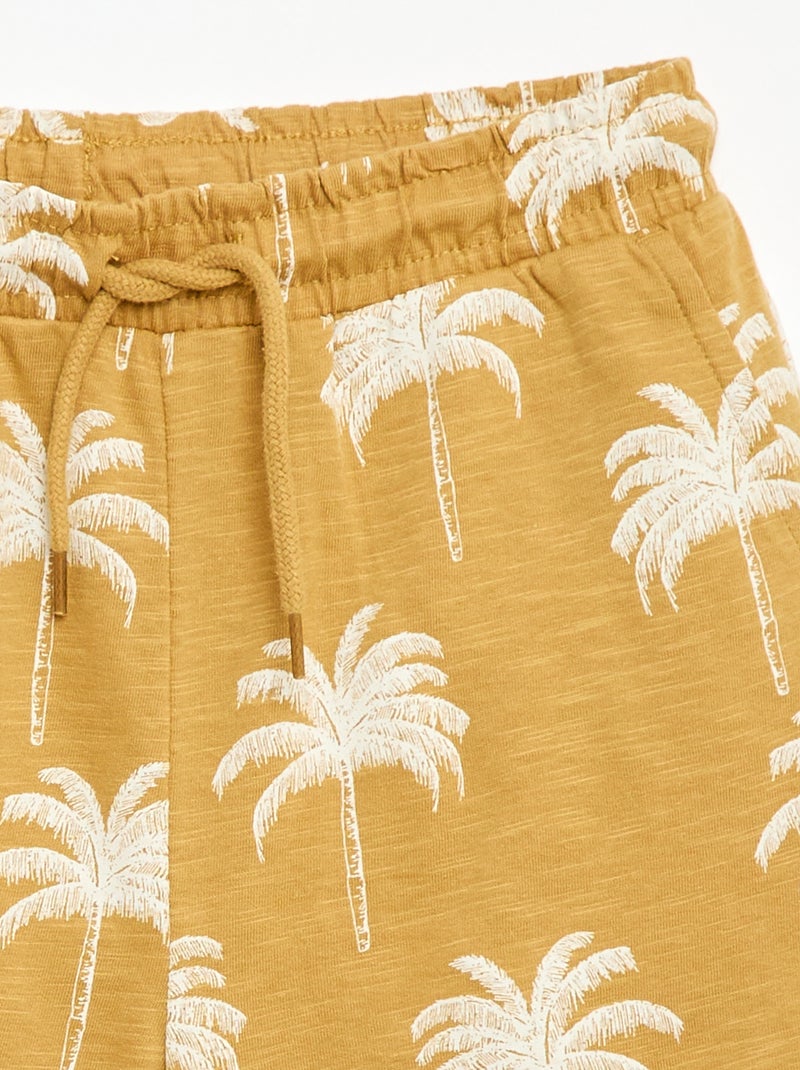 Bermuda con estampado Amarillo - Kiabi