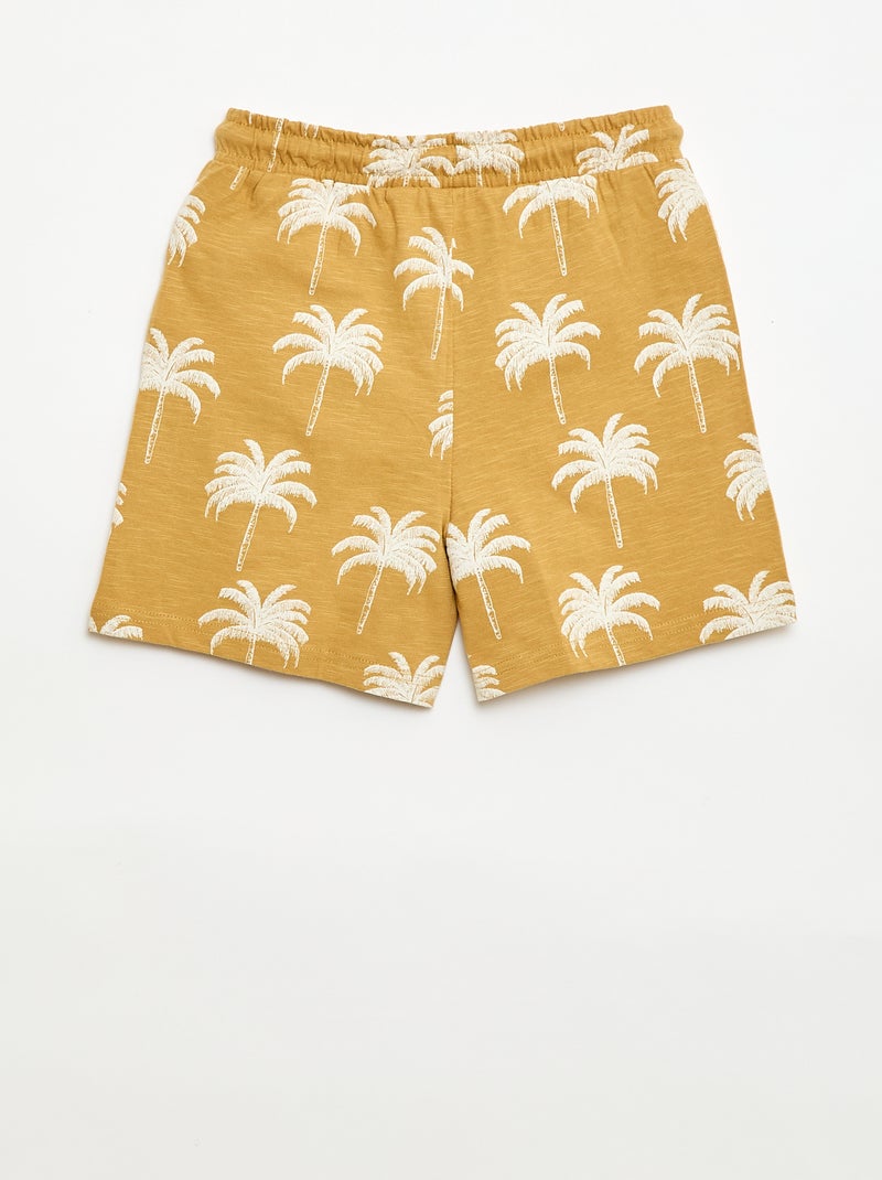 Bermuda con estampado Amarillo - Kiabi