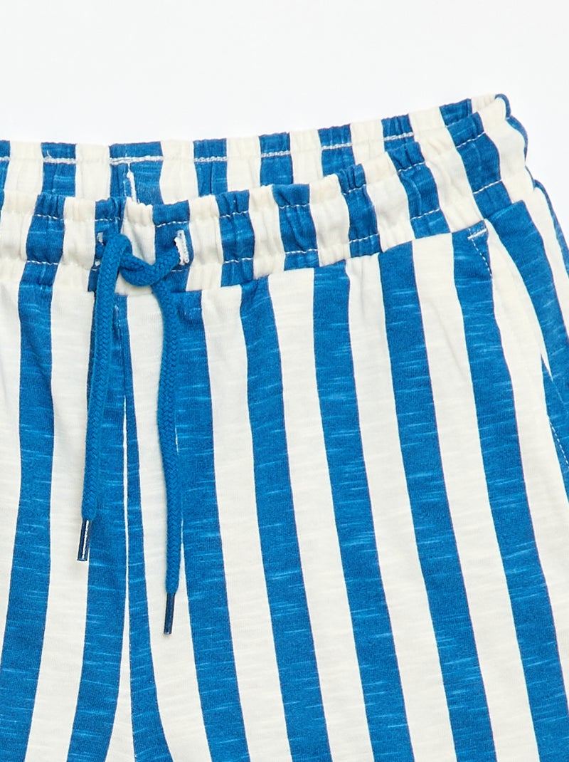 Bermuda con estampado Azul - Kiabi