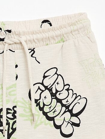 Bermuda con estampado