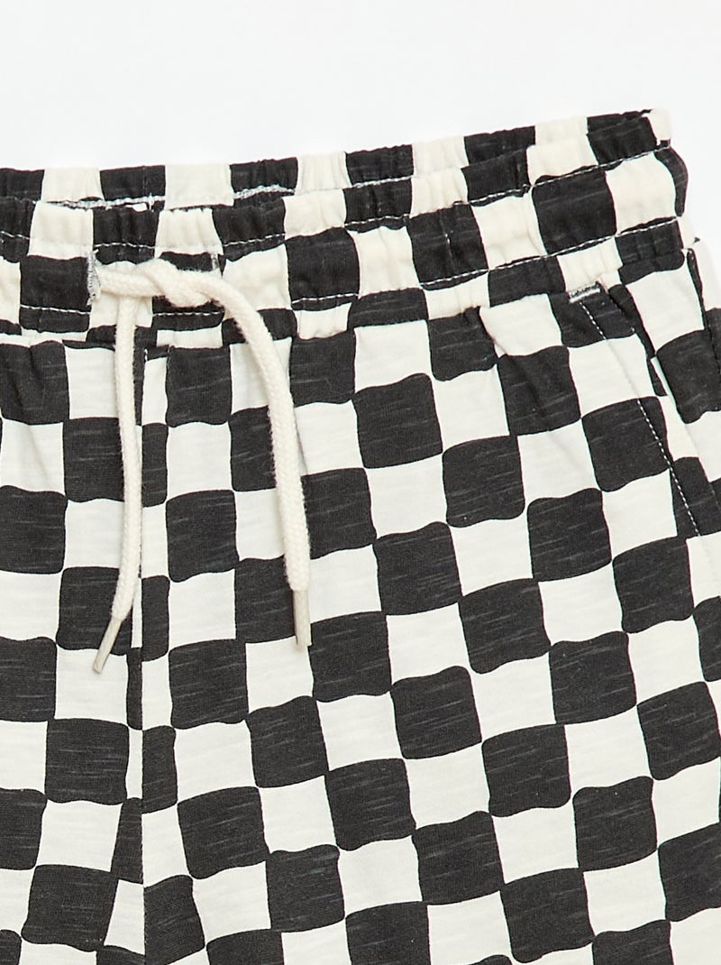 Bermuda con estampado Blanco - Kiabi
