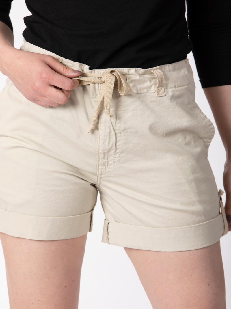 Bermuda corte confort algodón EDVIGE 'Rica Lewis' Beige - Kiabi