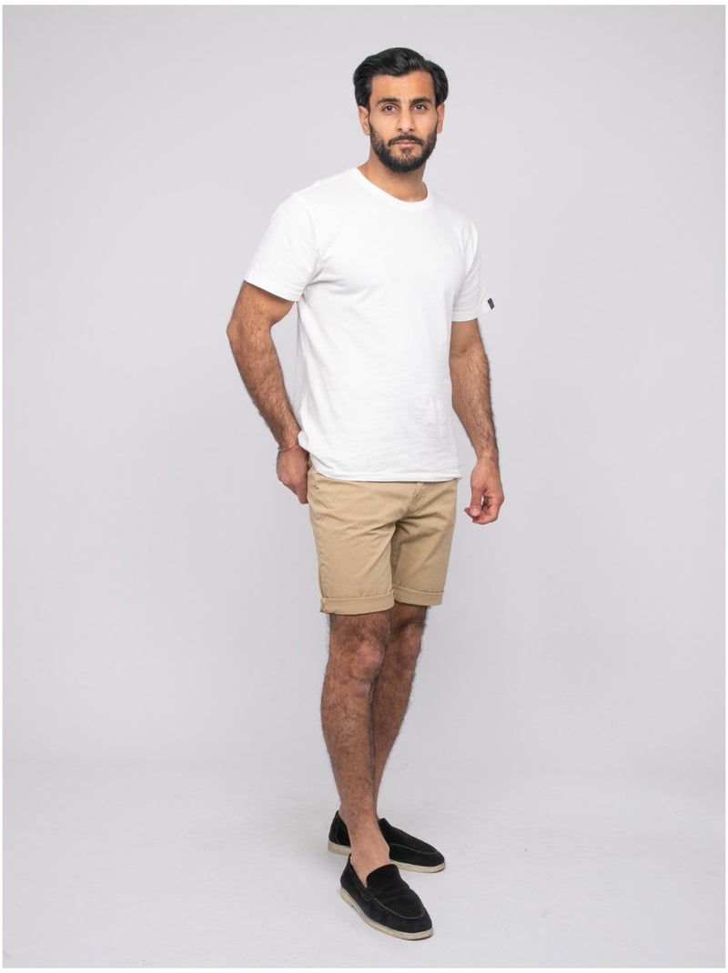 Bermuda de 5 bolsillos BAOS Beige - Kiabi