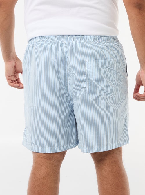 Bermuda de baño a rayas - Kiabi