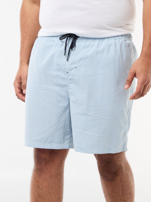 Bermuda de baño a rayas - Kiabi