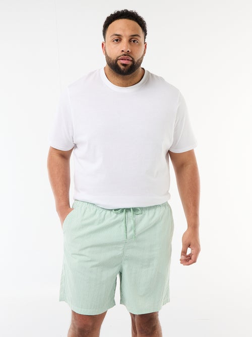 Bermuda de baño a rayas - Kiabi