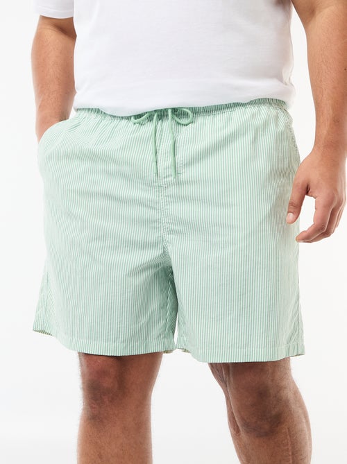 Bermuda de baño a rayas - Kiabi