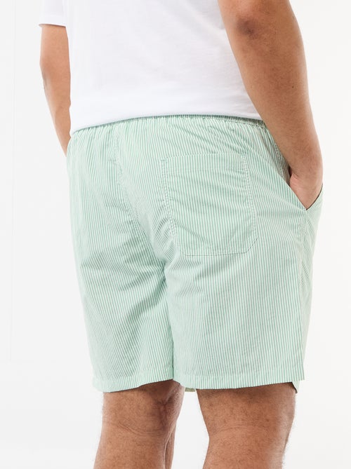 Bermuda de baño a rayas - Kiabi