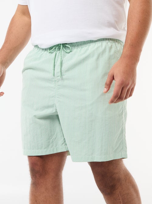 Bermuda de baño a rayas - Kiabi