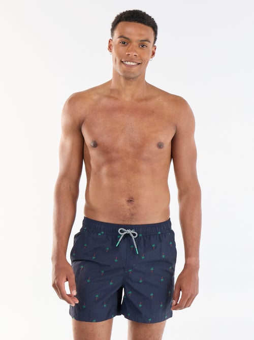 Bermuda de baño con estampado - Kiabi