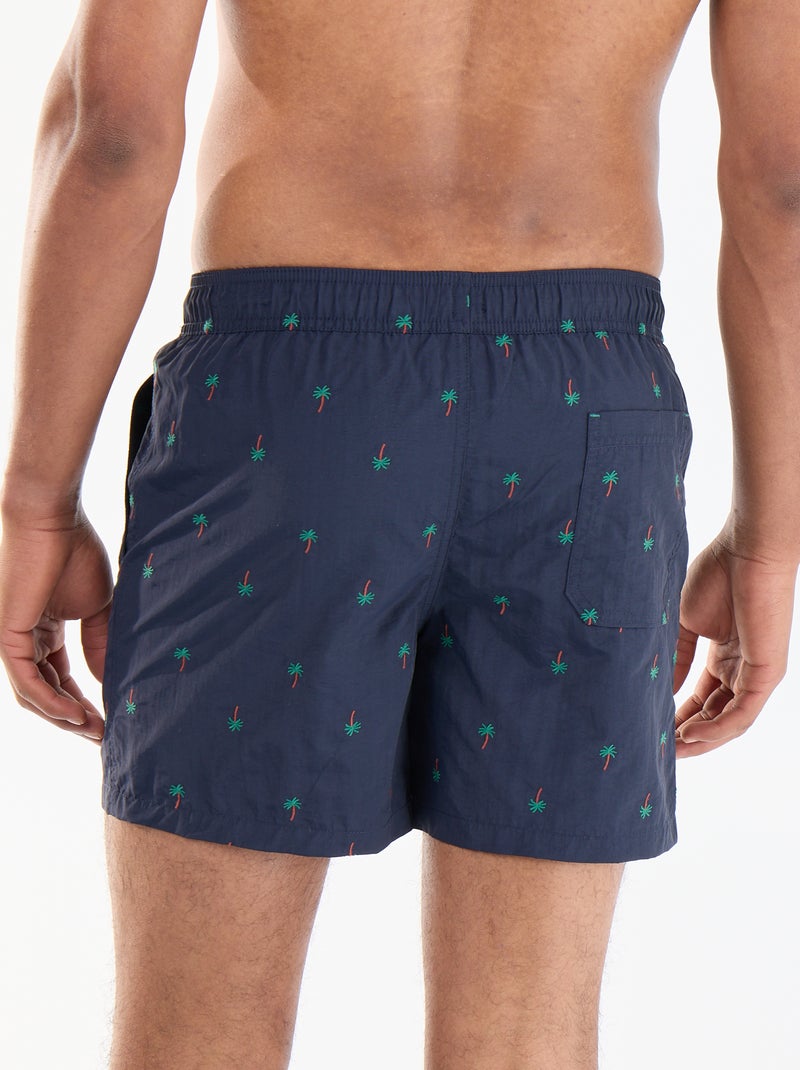 Bermuda de baño con estampado Azul - Kiabi