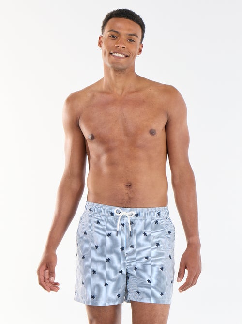 Bermuda de baño con estampado - Kiabi