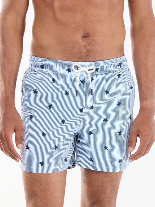 Bermuda de baño con estampado - Kiabi