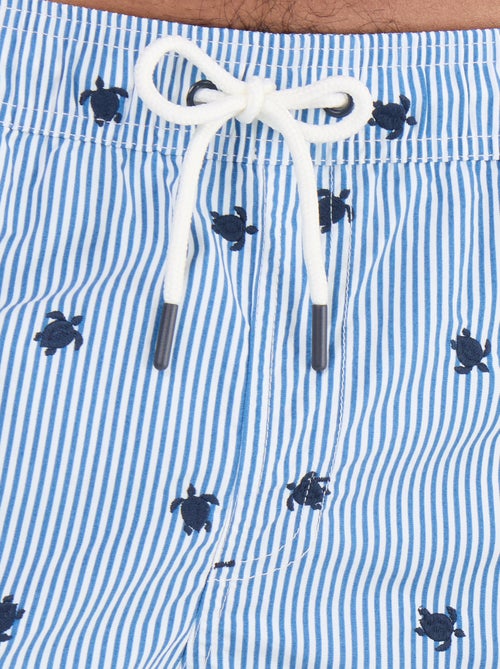 Bermuda de baño con estampado - Kiabi