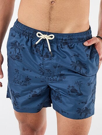 Bermuda de baño con estampado