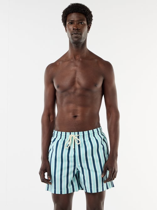 Bermuda de baño con estampado - Kiabi