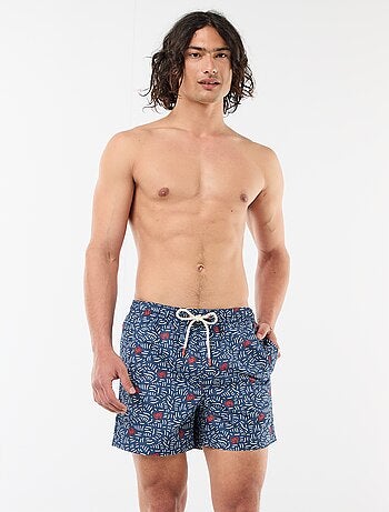 Bermuda de baño con estampado