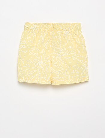 Bermuda de baño estampado "mar" integral