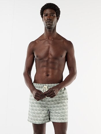 Bermuda de baño con estampado