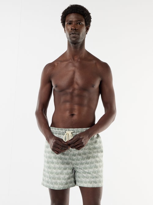 Bermuda de baño con estampado - Kiabi