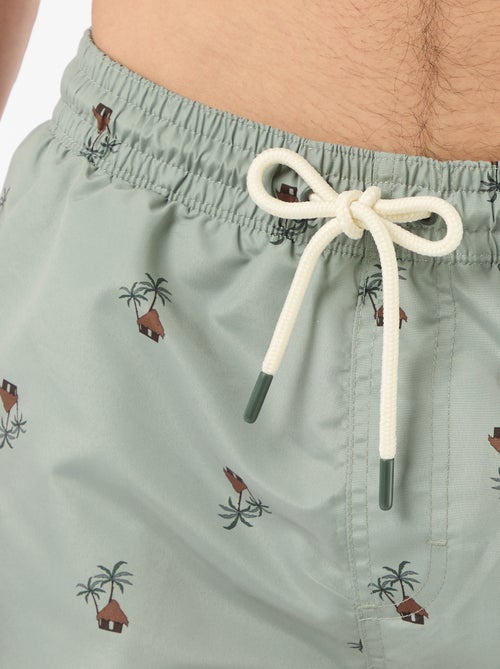 Bermuda de baño con estampado - Kiabi