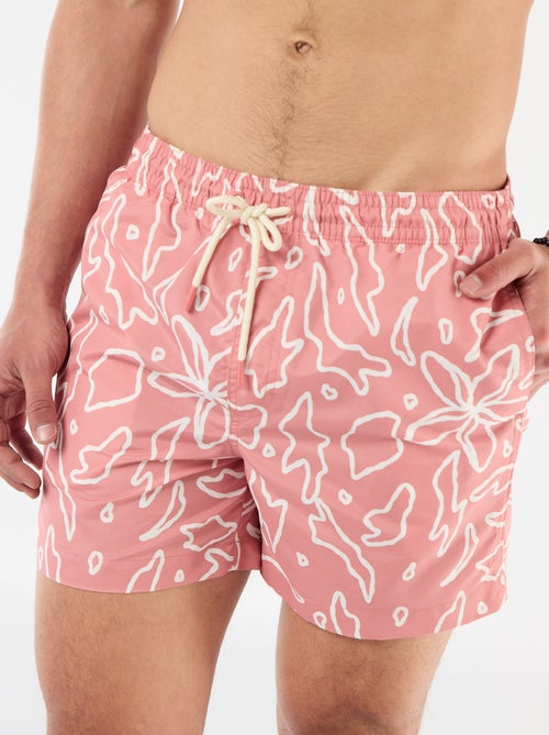 Bermuda de baño con estampado - Kiabi