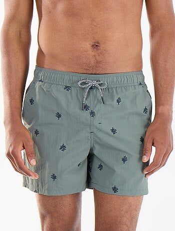 Bermuda de baño con estampado