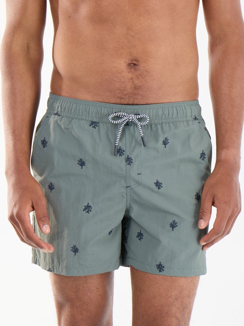 Bermuda de baño con estampado - Kiabi