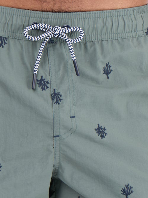 Bermuda de baño con estampado - Kiabi