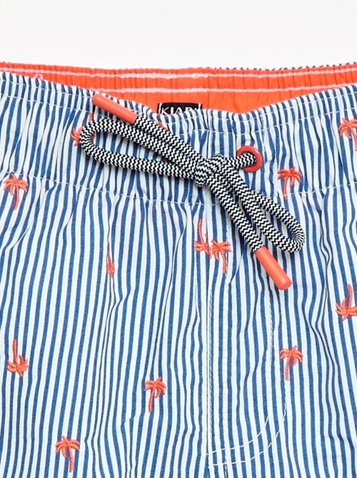 Bermuda de baño estampado integral con motivos tropicales - Kiabi