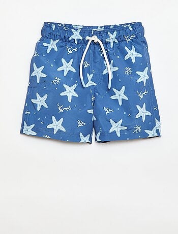 Bermuda de baño estampado "mar" integral