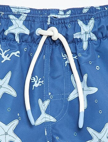 Bermuda de baño estampado "mar" integral