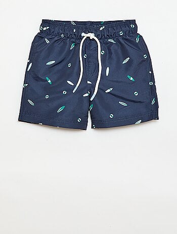 Bermuda de baño estampado "mar" integral