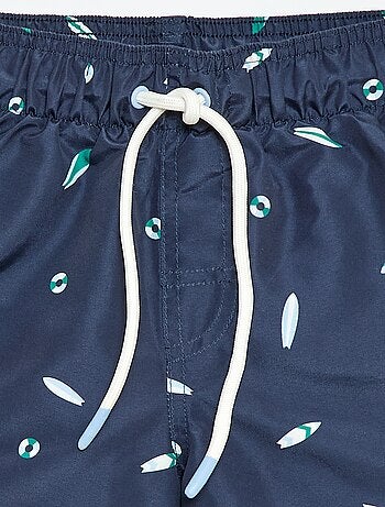 Bermuda de baño estampado "mar" integral