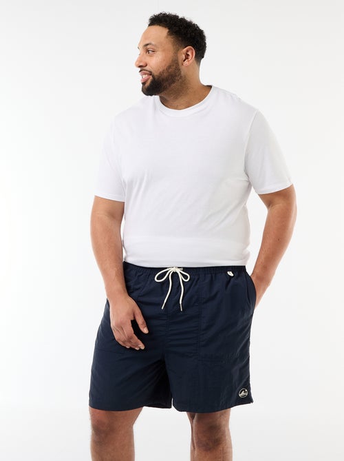 Bermuda de baño liso - Kiabi