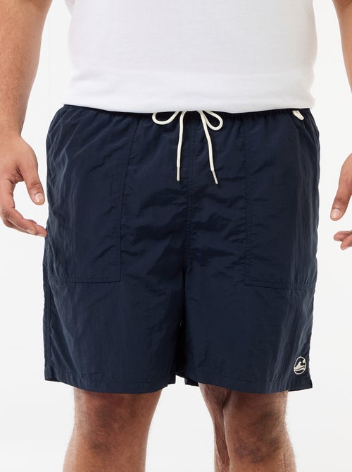 Bermuda de baño liso - Kiabi