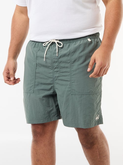 Bermuda de baño liso - Kiabi