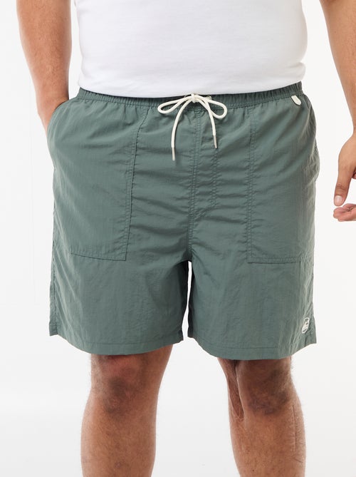 Bermuda de baño liso - Kiabi